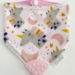 Medvilninė kaklaskarė su kramtuku