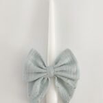 Krikšto žvakė su kaspinėliu "Metinė"