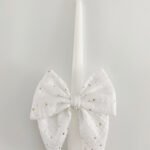 Krikšto žvakė su kaspinėliu "Balta"