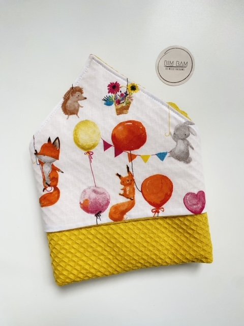 image18 Medvilninis rankšluostukas "Ežiukai" - Image 1