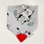 Medvilninė kaklaskarė "Stiprus kačiukas"