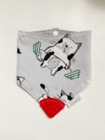 Medvilninė kaklaskarė "Stiprus kačiukas"