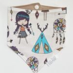 Medvilninė kaklaskarė “Indėnai”